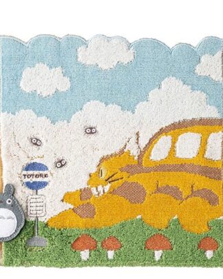 Mein Nachbar Totoro Mini-Handtuch Catbus on it's way 25 x 25 cm