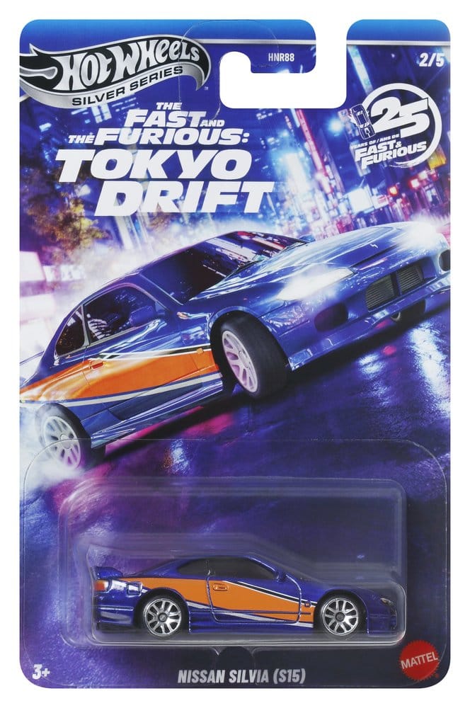 Fast & Furious Hot Wheels Silver Series Die-Cast Fahrzeuge 1/64 979M Tokyo Drift Sortiment (24) – Bild 8