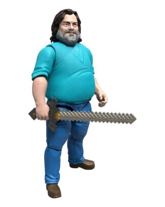 Ein Minecraft Film Actionfigur Steve 10 cm