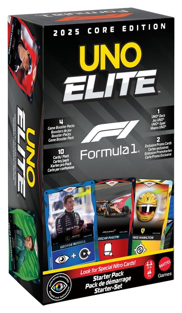 Formula 1 UNO Kartenspiel Elite F1 Starter-Set – Bild 6