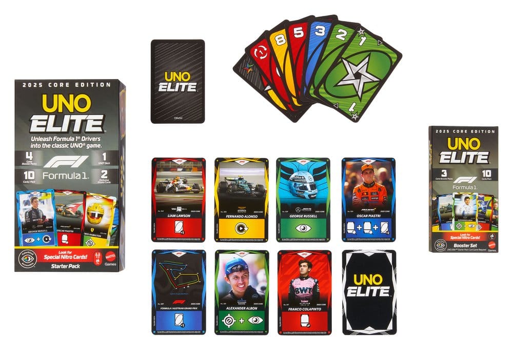 Formula 1 UNO Kartenspiel Elite F1 Booster-Set – Bild 3