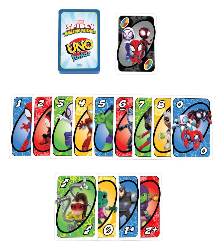 Spidey & His Amazing Friends UNO Junior Kartenspiel – Bild 3