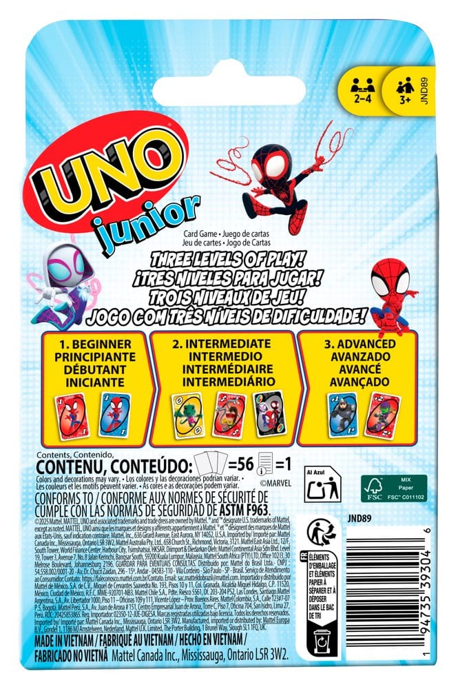 Spidey & His Amazing Friends UNO Junior Kartenspiel – Bild 6