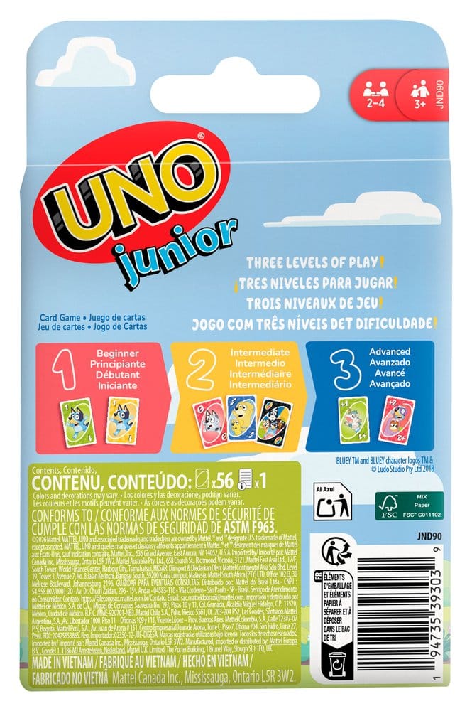Bluey UNO Junior Kartenspiel – Bild 6