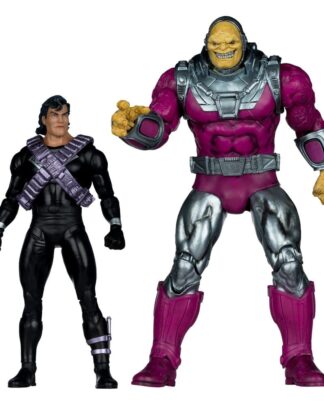 DC Multiverse Megafig Actionfigur 2er Pack Mongul vs Superman (Return of Superman) 25 cm