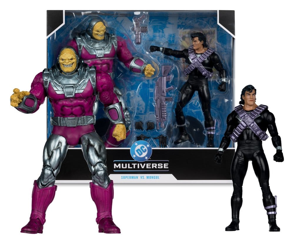 DC Multiverse Megafig Actionfigur 2er Pack Mongul vs Superman (Return of Superman) 25 cm – Bild 5