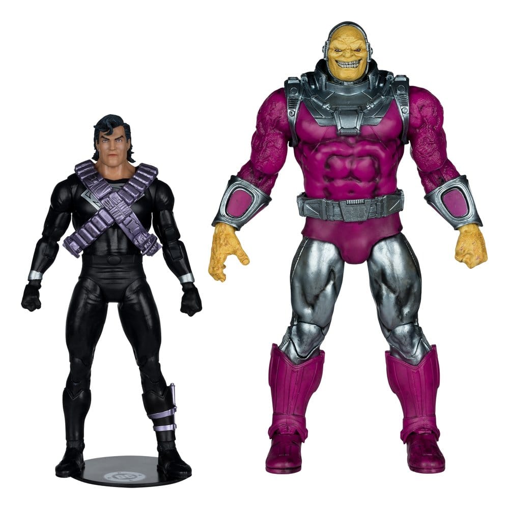 DC Multiverse Megafig Actionfigur 2er Pack Mongul vs Superman (Return of Superman) 25 cm – Bild 6