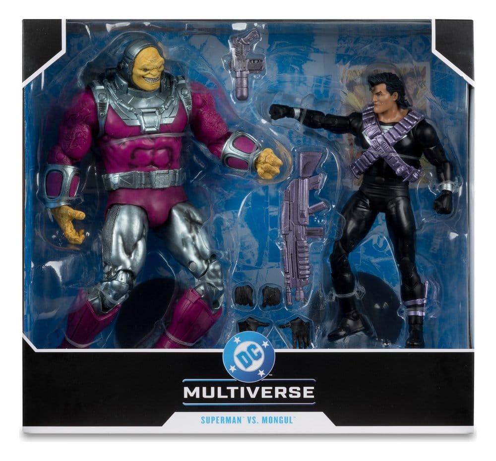 DC Multiverse Megafig Actionfigur 2er Pack Mongul vs Superman (Return of Superman) 25 cm – Bild 8