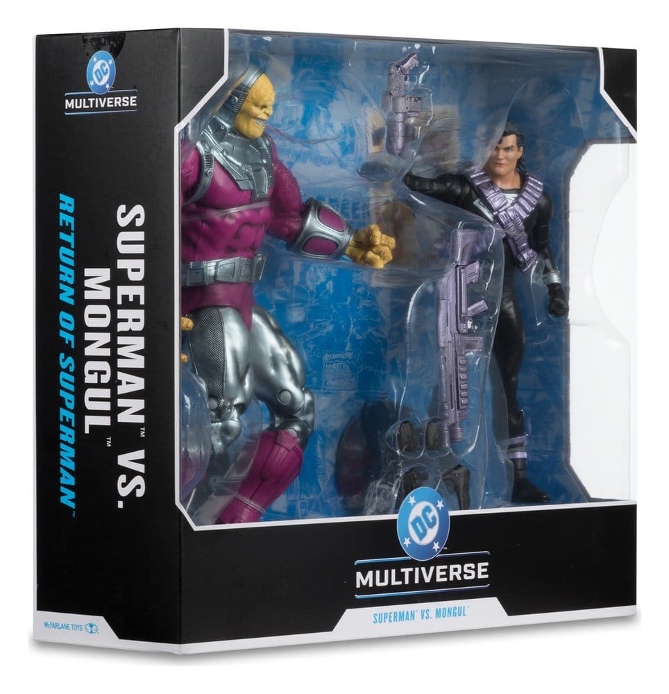 DC Multiverse Megafig Actionfigur 2er Pack Mongul vs Superman (Return of Superman) 25 cm – Bild 9