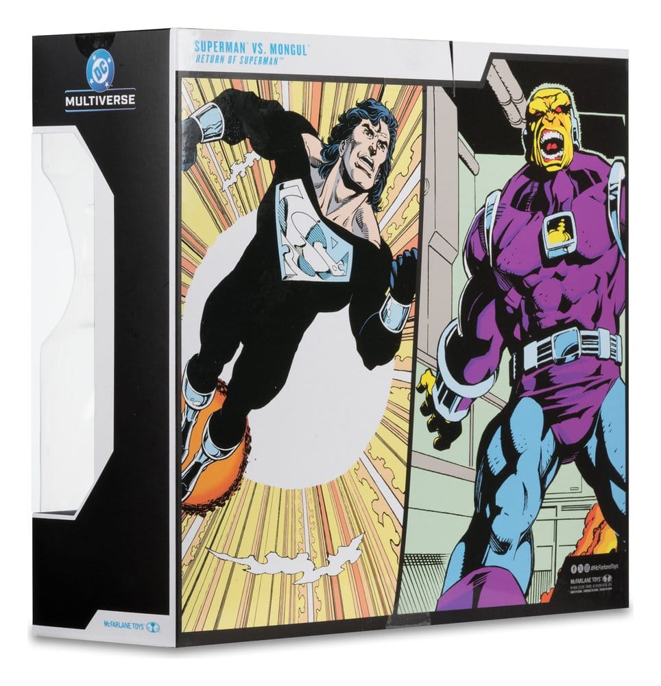 DC Multiverse Megafig Actionfigur 2er Pack Mongul vs Superman (Return of Superman) 25 cm – Bild 10