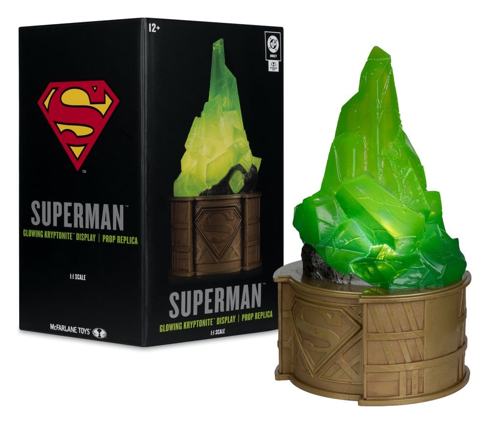 Superman DC Direct Replik 1/1 Kryptonite Display (Gold Label) 18 cm – Bild 2