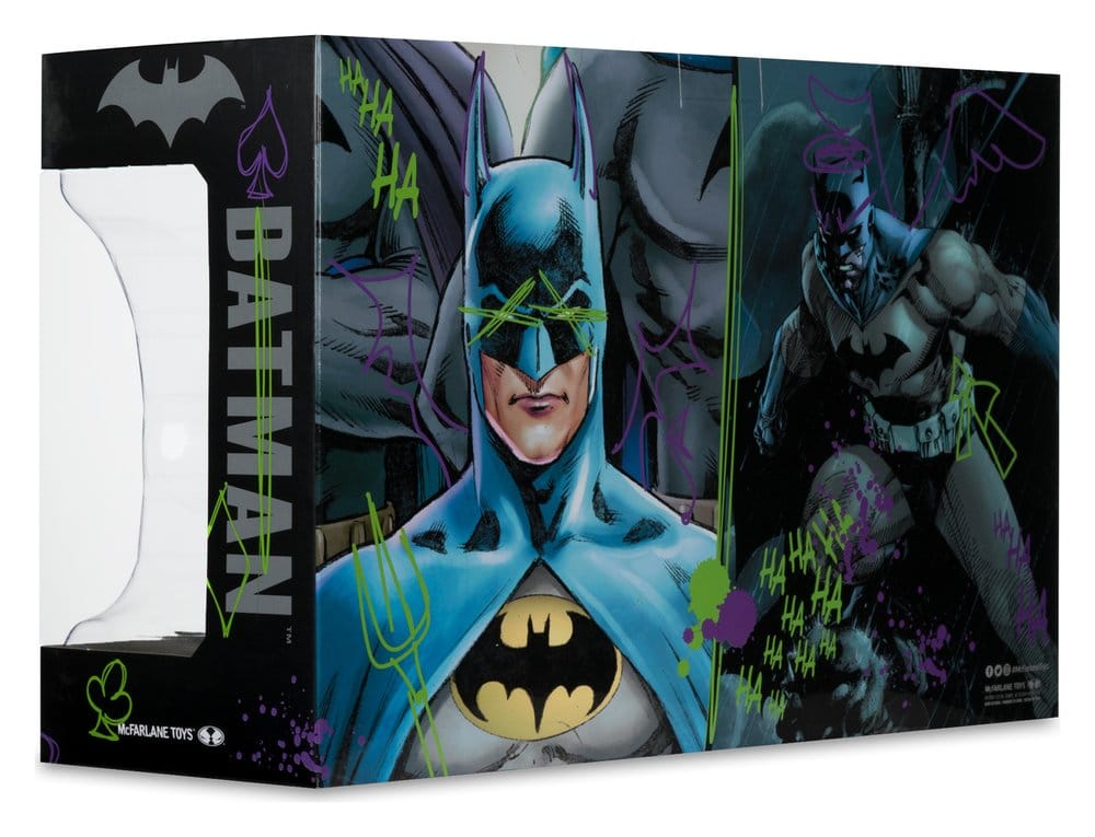 Batman DC Direct Mini-Replik 1/3 2er-Pack Batman Masken Hush & Knightfall (Jokerized) (Gold Label) 18 cm – Bild 7