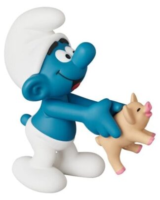 Die Schlümpfe UDF Minifigur Schlumpf mit Schwein 8 cm