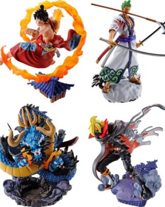 One Piece Petitrama PVC Mini-Statue Logbox Re Birth Wano Kuni Vol. 1 Set 9 cm