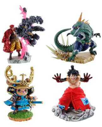 One Piece Petitrama PVC Mini-Statue Logbox Re Birth Wanokuni Vol. 2 Set 9 cm