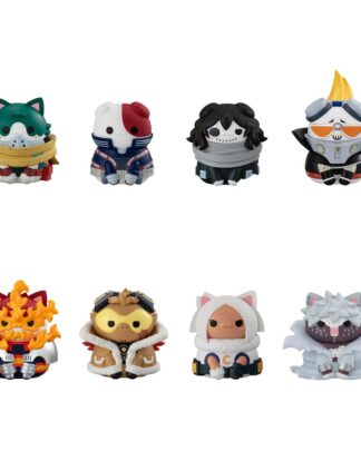 My Hero Academia Mega Cat Project Minifiguren Heroaca Cats No.01 3 cm Blind Box Sortiment (8) (Repeat)