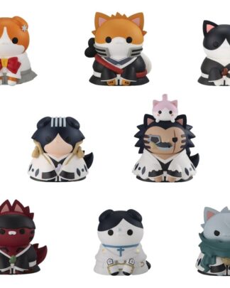 Bleach Mega Cat Project Minifiguren 3 cm Thousand-Year Blood War Bleach Nyan Blind Box Display (8) (Repeat)