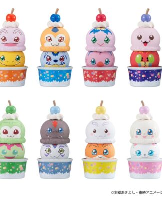 Digimon Adventure Tsumichen Stack up & Change Minifiguren 8 cm Blind Box Display (8) (Repeat)