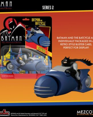 Batman the Animated Series 2 5 Points Actionfigur Batman & Batcycle 10 cm