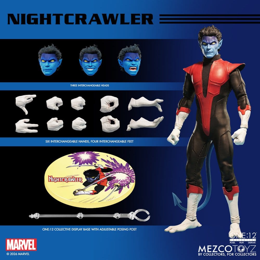 Marvel X-Men One:12 Collective Actionfigur 1/12 Nightcrawler 16 cm – Bild 15