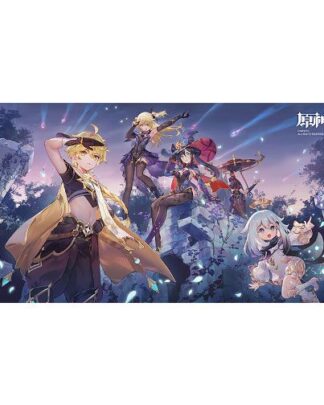 Genshin Impact Unreconciled Stars Mousepad Aether, Fischl, Mona, Paimon & Scaramouche 70 x 40 cm