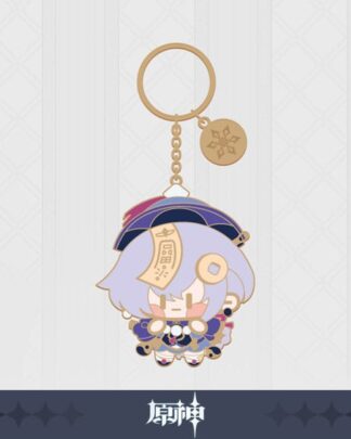 Genshin Impact Character Metall Schlüsselanhänger Qiqi