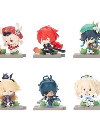 Genshin Impact Battle Scene Series Sammelfiguren 6er-Pack Mondstadt Edition 5 cm