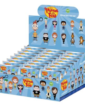 Phineas und Ferb 3D PVC-Taschenanhänger Series 1 Display (24)