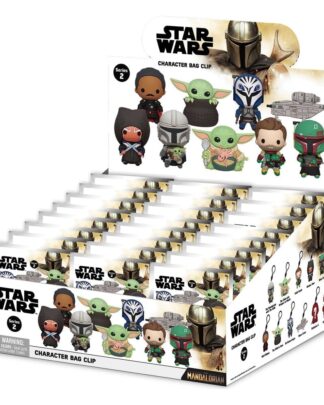 Star Wars Mandalorian 3D PVC-Taschenanhänger Series 2 Display (24)