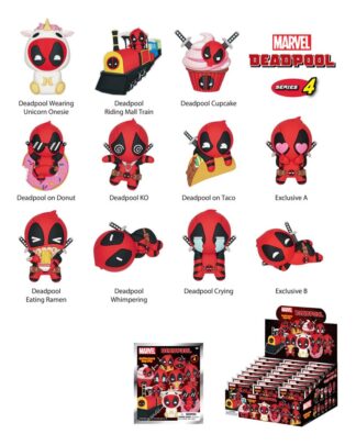 Deadpool PVC-Taschenanhänger Series 4 Display (24)