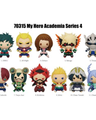 My Hero Academia 3D PVC-Taschenanhänger Series 4 Display (24)