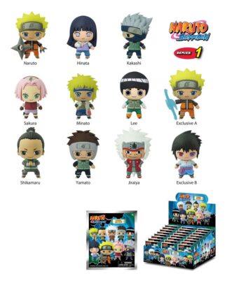 Naruto Shippuden 3D PVC-Taschenanhänger Series 01 Display (24)
