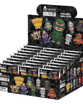 Tokidoki x Godzilla 3D PVC-Taschenanhänger Display (24)