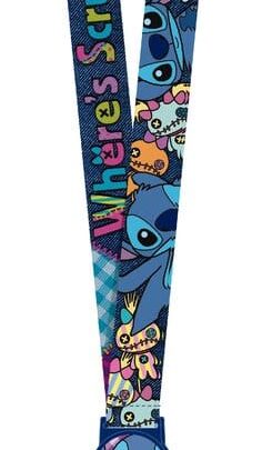 Lilo & Stitch Luxus-Schlüsselband mit Kartenhalter Stitch Where's Scrump?
