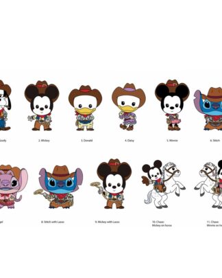 Disney Classic Western 3D PVC-Taschenanhänger Series 72 Display (24)
