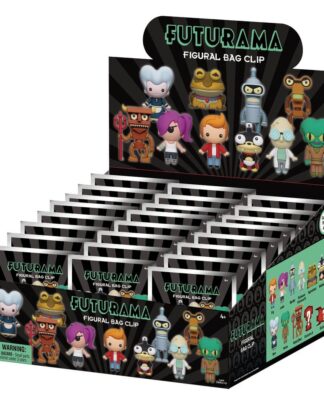 Futurama 3D PVC-Taschenanhänger Series 1 Display (24)