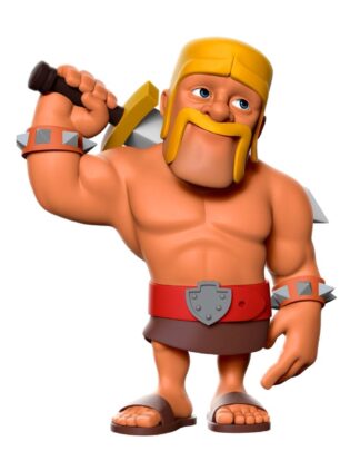 The World of Clash Minix Figur Clash of Clans Barbare 12 cm