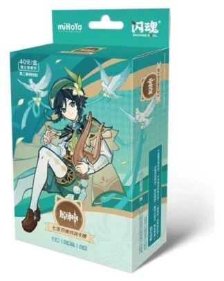 Genshin Impact Sammelkartenspiel - Pre-Build Starter Deck 01 - Venti - Series 2 *Chinesische Version*