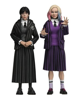 Wednesday Actionfiguren 2er Pack Wednesday Addams (Nevermore Uniform) and Enid 20 cm