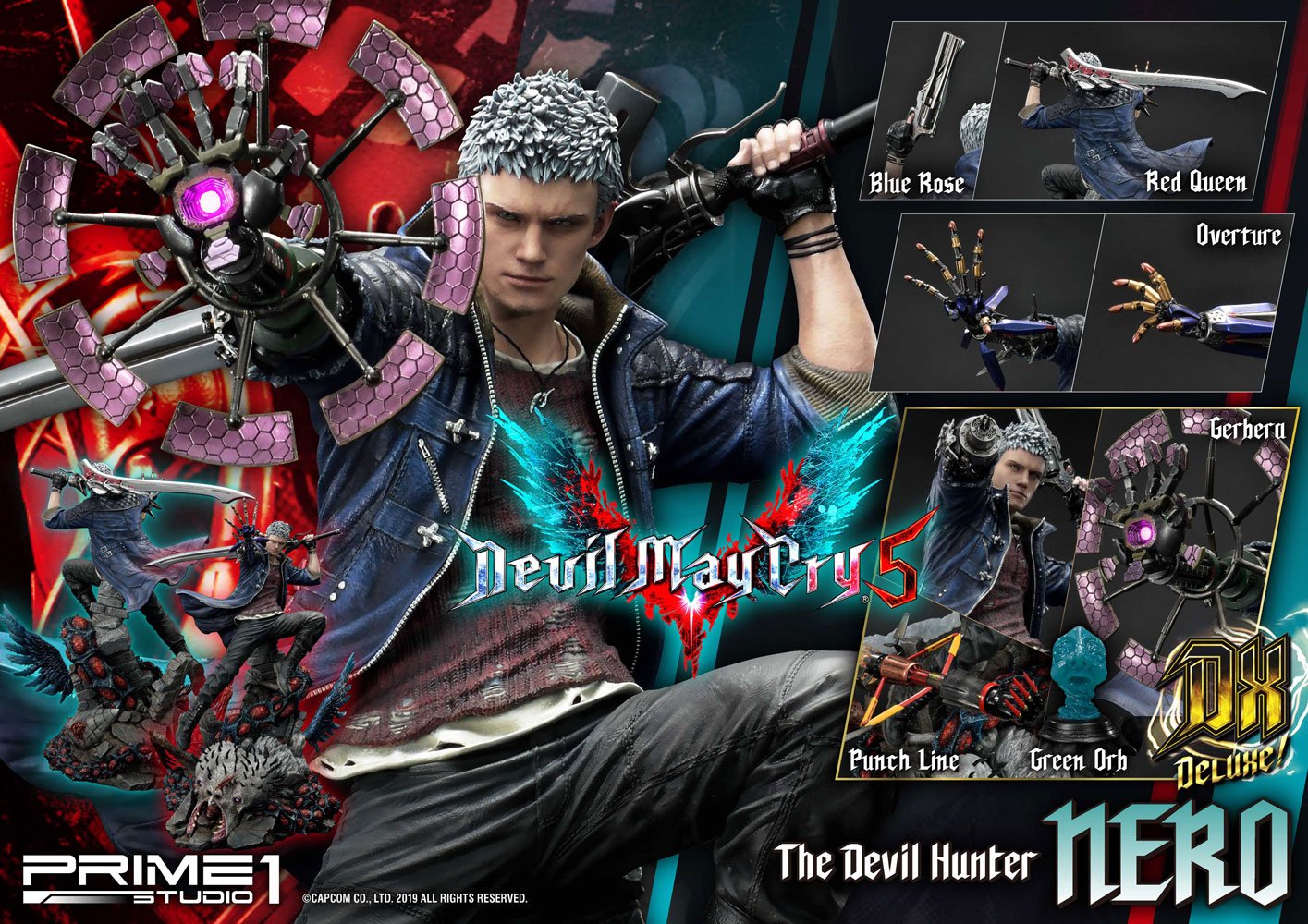 Devil May Cry 5 Statue Nero Deluxe Ver. 70 cm – Bild 10