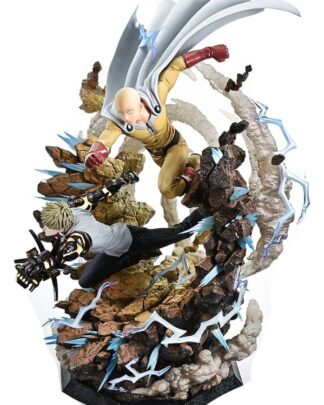 One-Punch Man Ultimate Premium Masterline Series Statue 1/4 Saitama & Genos DX Bonus Version 73 cm