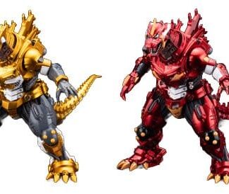 Godzilla x Evangelion Gekizou Series Statuen 4er-Pack Type-3 Kiryu Eva colour Ver. Metallic color Limited Ver. 9 cm