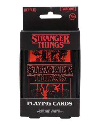 Stranger Thinngs 5 Spielkarten Metal