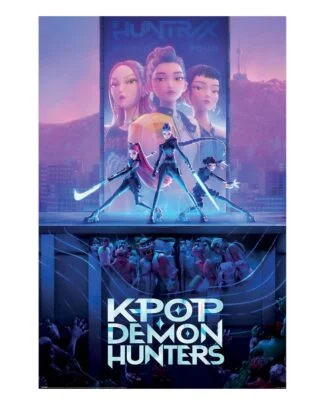 KPop Demon Hunters Poster Set Movie Key Art 61 x 91 cm (4)