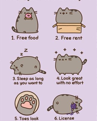 Pusheen Poster Set Reasosn to be a Cat 61 x 91 cm (4)
