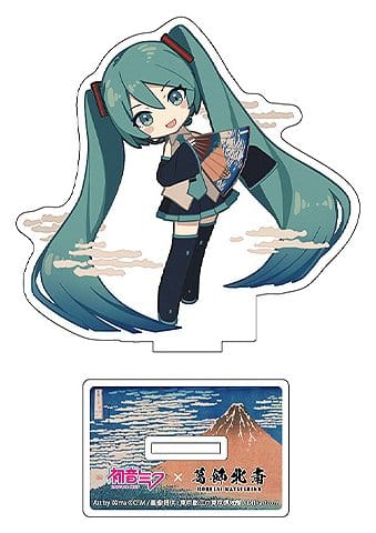 Hatsune Miku x Katsushika Hokusai iXima Die-Cut Acrylaufsteller The Great Wave off Kanagawa 10 cm (5) – Bild 7