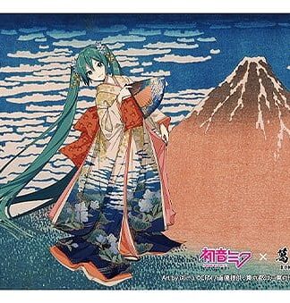 Hatsune Miku x Katsushika Hokusai iXima Postcard Fine Wind, Clear Morning (10)