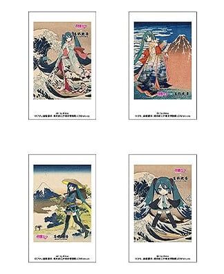 Hatsune Miku×Katsushika Hokusai iXima Instant Photo Card Blind Box Assortment (8)