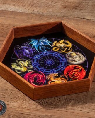 Anne Stokes Würfelbrett Dragons of the Sabbats 20 cm