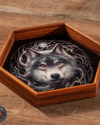 Anne Stokes Würfelbrett Night Forest 20 cm